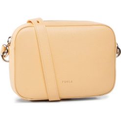 Torebka FURLA - Block 1060309 B BZY7 W88 Crema. Żółte listonoszki damskie Furla, bez wzorów, ze skóry, na ramię, bez dodatków. W wyprzedaży za 559,00 zł.