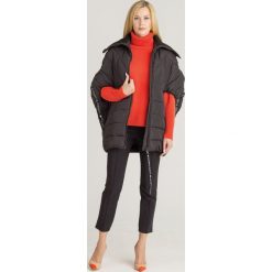 KAMIZELKA ELISABETTA FRANCHI. Czarne kamizelki damskie Elisabetta Franchi, m, bez wzorów, bez kaptura. Za 2169,00 zł.