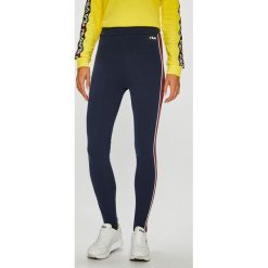 Fila - Legginsy. Niebieskie spodnie damskie Fila, s, bez wzorów, z elastanu. W wyprzedaży za 129,90 zł.