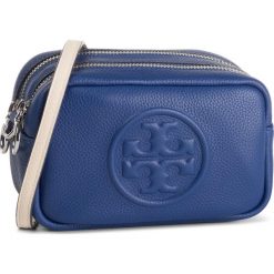 Torebka TORY BURCH - Perry Bombe Mini Bag 55691 Bright Indigo 493. Niebieskie listonoszki damskie Tory Burch, na imprezę, bez wzorów, ze skóry, na ramię, bez dodatków. Za 1099,00 zł.