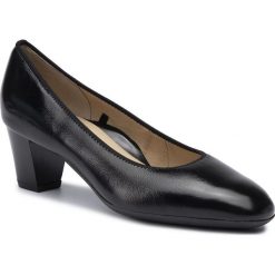 Półbuty ARA - 12-18002-07 Schwarz. Czarne półbuty damskie ara, bez wzorów, ze skóry, eleganckie, bez obcasa, na obcasie, bez zapięcia. Za 349,00 zł.