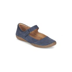 Baleriny Clarks AUTUMN STONE. Niebieskie baleriny damskie Clarks, bez wzorów, bez obcasa. W wyprzedaży za 307,30 zł.