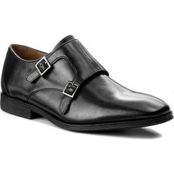 Półbuty CLARKS - Gilman Step 261276647 Black Leather. Czarne buty wizytowe męskie Clarks, z aplikacjami, ze skóry, klasyczne, bez zapięcia. W wyprzedaży za 269,00 zł.
