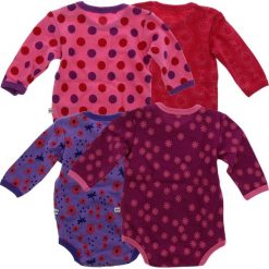 Pippi - L.S Body 4-Pack - Pink 569 /Clothing /62/Pink. Różowe body niemowlęce Pippi, bez wzorów, bez rękawów. Za 85,48 zł.