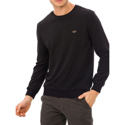 Sweter w kolorze czarnym. Czarne swetry klasyczne męskie GALVANNI, m, z okrągłym kołnierzem. W wyprzedaży za 229,95 zł.