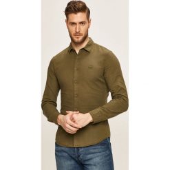 Levi's - Koszula. Zielone koszule męskie Levi's®, s, bez wzorów, z bawełny, klasyczne, z klasycznym kołnierzykiem, z długim rękawem. W wyprzedaży za 209,90 zł.