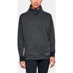Bluzy sportowe damskie: Under Armour Bluza damska Sweater Fleece Funnel Neck czarna r. S (1302202-002)