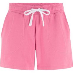Spodenki dresowe bonprix matowy różowy. Różowe spodnie damskie bonprix, z dresówki. Za 54,99 zł.