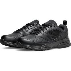 New Balance MX624AB4. Czarne buty sportowe męskie New Balance, ze skóry, bez zapięcia, na fitness i siłownię. Za 199,99 zł.