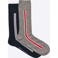 Tommy Hilfiger - Skarpety (2-pack). Czarne skarpetki męskie marki TOMMY HILFIGER, z bawełny. W wyprzedaży za 34,90 zł.