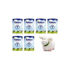 HUMANA 2 Mleko następne 800 g 4+2 GRATIS +maskotka. Szare przytulanki i maskotki Humana. W wyprzedaży za 207,96 zł.