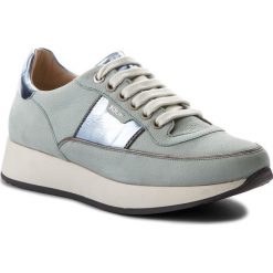 Sneakersy JOOP! - Samira 4140004001 Light Blue 401. Niebieskie półbuty damskie JOOP!, na co dzień, bez wzorów, ze skóry, bez obcasa, na płaskiej podeszwie, bez zapięcia. W wyprzedaży za 439,00 zł.