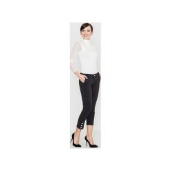 Spodnie K372 Czarny. Czarne spodnie damskie Lenitif, xl. Za 119,00 zł.