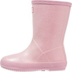 Buty zimowe damskie: Hunter KIDS FIRST GLITTER Kalosze blossom