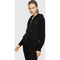 Diesel bluza damska Brandal S czarna. Czarne bluzy damskie Diesel, s, bez wzorów, bez rękawów, bez kaptura. Za 259,00 zł.
