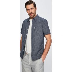 Levi's - Koszula. Niebieskie koszule męskie marki Levi's®, s, bez wzorów, z bawełny, klasyczne, z klasycznym kołnierzykiem, z krótkim rękawem. Za 189,90 zł.