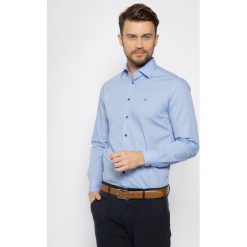 Koszula Tommy Hilfiger Tailored Poplin Classic TT0TT06842. Niebieskie koszule męskie Tommy Hilfiger Tailored, m, bez wzorów, z bawełny, biznesowe, bez kołnierzyka, bez rękawów. Za 299,00 zł.