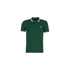 Koszulki polo z krótkim rękawem Fred Perry TWIN TIPPED FRED PERRY SHIRT. Zielone koszulki męskie Fred Perry, s, bez wzorów, polo, z krótkim rękawem, krótkie. Za 379,00 zł.
