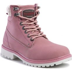 Trapery KANGAROOS - Riveter W I 30540 000 661 Pink. Różowe trapery damskie KangaROOS, na spacer, ze skóry ekologicznej, bez obcasa, bez zapięcia. W wyprzedaży za 139,00 zł.