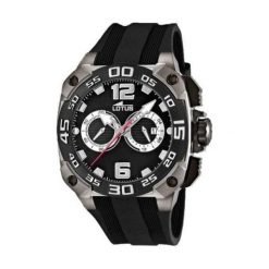 Lotus Chrono l15791 / 7. Czarne zegarki męskie marki Lotus. W wyprzedaży za 667,00 zł.