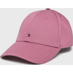 Tommy Hilfiger - Czapka. Niebieskie czapki męskie TOMMY HILFIGER, bez wzorów, z bawełny. W wyprzedaży za 99,90 zł.