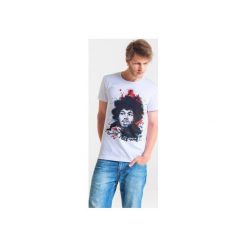 T-shirty męskie: HENDRIX PAINTED – t-shirt męski biały