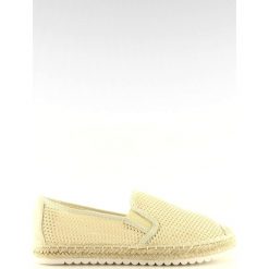 Brązowe Espadryle damskie beżowe 6602 Beige. Pomarańczowe espadryle damskie ButyModne, bez wzorów, z tkaniny, bez obcasa. W wyprzedaży za 59,00 zł.