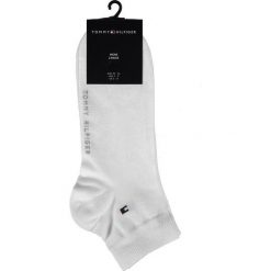 Zestaw 2 par niskich skarpet unisex TOMMY HILFIGER - 342025001 White 300. Białe skarpetki damskie TOMMY HILFIGER, bez wzorów, z elastanu. Za 44,90 zł.