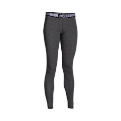 Under Armour Damskie legginsy Favourite, Legginsy damskie Favourite | L. Szare legginsy damskie Under Armour, l, z napisami, bez kołnierzyka, bez rękawów. W wyprzedaży za 194,60 zł.