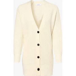 Calvin Klein - Kardigan damski, beżowy. Brązowe swetry damskie Calvin Klein, s, bez wzorów. Za 549,95 zł.