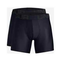 Under Armour Tech™ Bokserki 2 szt Czarny. Czarne bokserki męskie Under Armour, bez wzorów, z elastanu. Za 171,95 zł.