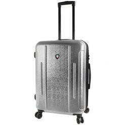 Mia Toro Walizka Poróżna m1239/3-M, Srebrna. Szare walizki marki Mia Toro, bez wzorów, eleganckie. Za 485,00 zł.
