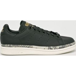 Adidas Originals - Buty Stan Smith New Bold. Czarne buty sportowe damskie adidas Originals, bez wzorów, ze skóry, sportowe. W wyprzedaży za 399,90 zł.