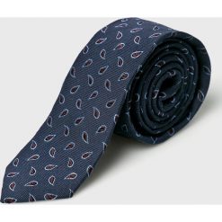 Jack & Jones - Krawat. Niebieskie krawaty męskie marki Jack & Jones, z jedwabiu. W wyprzedaży za 39,90 zł.