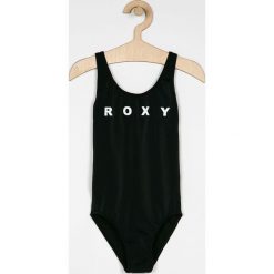 Roxy - Strój kąpielowy dziecięcy 128-176 cm. Czarne stroje kąpielowe dziewczęce Roxy, bez wzorów, z elastanu. Za 149,90 zł.