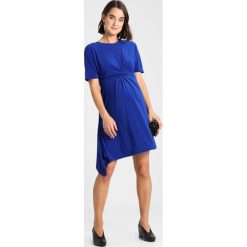 Sukienki: Topshop Maternity DRAPE NECK MIDI Sukienka z dżerseju cobalt