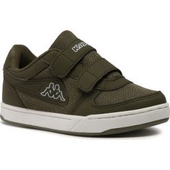 Sneakersy KAPPA - Trooper Light Sun K 260536K Army/White. Zielone trampki chłopięce Kappa, bez wzorów, ze skóry ekologicznej, na rzepy. Za 79,00 zł.