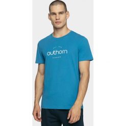 T-shirt męski TSM625 - kobalt - Outhorn. Pomarańczowe koszulki męskie Outhorn, m, bez wzorów, bez kołnierzyka, bez rękawów. Za 39,99 zł.