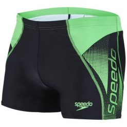 Speedo Spodenki Kapielowe Logo Panel Aquashort. Czarne spodenki sportowe męskie marki Speedo, m, na fitness i siłownię. W wyprzedaży za 119,00 zł.