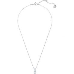 Swarovski - Naszyjnik Attract Trilogy Round. Szare naszyjniki damskie Swarovski, z kryształem, ze stali. Za 349,90 zł.