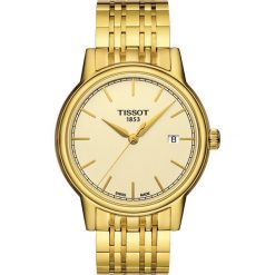 PROMOCJA ZEGAREK TISSOT T-CLASSIC T085.410.33.021.00. Żółte zegarki męskie marki TISSOT, ze stali. W wyprzedaży za 1390,40 zł.