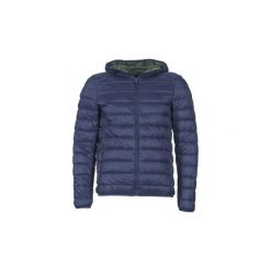Kurtki pikowane Benetton FOULI. Niebieskie kurtki męskie Benetton, m, bez wzorów, bez kaptura. W wyprzedaży za 279,20 zł.