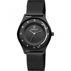 Zegarek kwarcowy w kolorze czarnym. Czarne, analogowe zegarki damskie Esprit Watches, metalowe. W wyprzedaży za 136,95 zł.