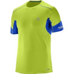 Salomon Koszulka męska AGILE SS TEE M Acid Lime r. L. Zielone koszulki sportowe męskie Salomon, l. Za 94,15 zł.