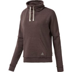 EL MARBLE COWL NECK ALMGRE. Szare bluzy damskie Reebok, na jesień, bez wzorów, z bawełny, bez rękawów, bez kaptura. Za 159,99 zł.