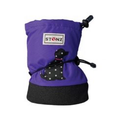 Stonz nieprzemakalne kapcie/ocieplacze/śniegowce dziewczęce Infant Polka Dog M fioletowe. Fioletowe buciki niemowlęce Stonz, bez zapięcia. Za 199,00 zł.