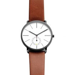 Zegarek SKAGEN - Hagen SKW6216 Dark Brown/Black. Pomarańczowe zegarki damskie Skagen. W wyprzedaży za 579,00 zł.