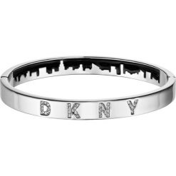 Dkny - Bransoletka. Szare bransoletki damskie DKNY, z kryształem, metalowe. Za 549,90 zł.