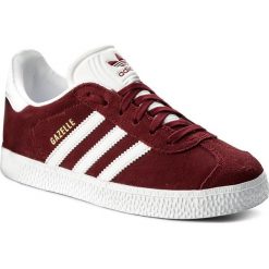 Buty adidas - Gazelle C CQ2914 Cburgu/Ftwwht/Ftwwht. Czerwone półbuty dziewczęce Adidas, na sznurówki. W wyprzedaży za 149,00 zł.