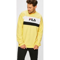 Fila - Bluza. Brązowe bluzy damskie z nadrukiem Fila, s, z bawełny, bez kaptura. W wyprzedaży za 279,90 zł.